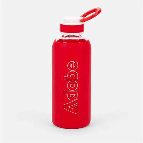 Bezier glass &amp; silicone bottle