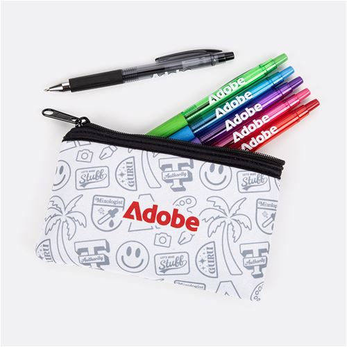 &quot;Color me&quot; pouch &amp; pens