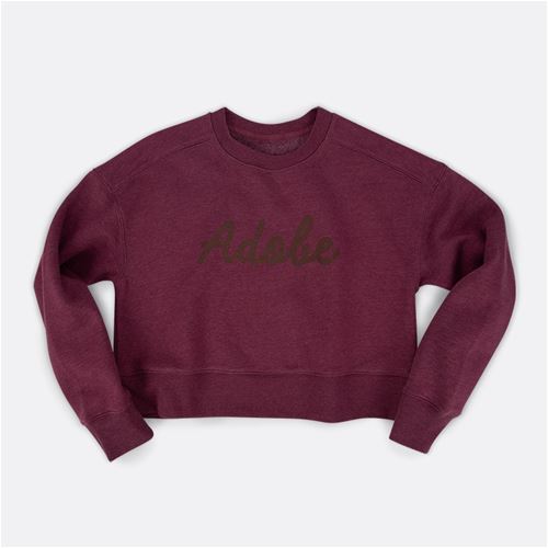  Women’s script crewneck