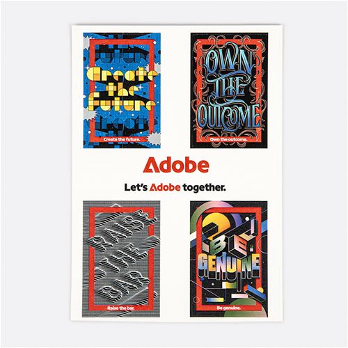 Adobe Values sticker set